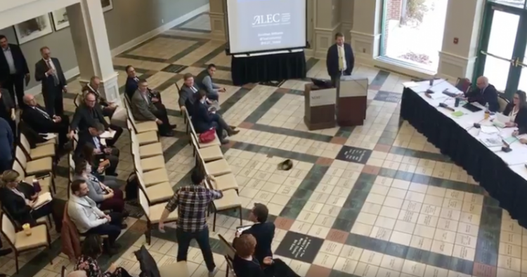 ​Legacy Fund hearing disrupted by protest