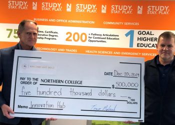 $500,000 donation boosts Northern College research facility