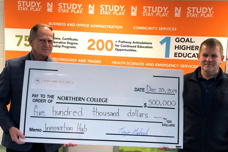 $500,000 donation boosts Northern College research facility