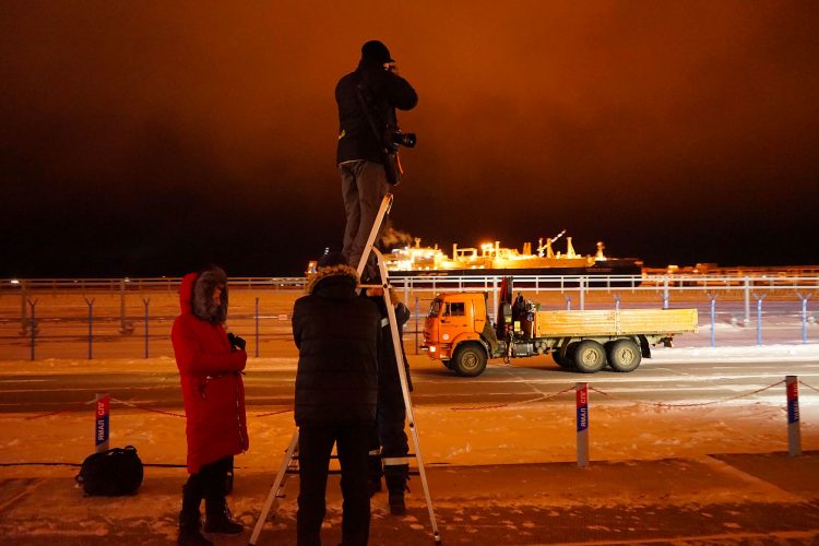 Brand new icebreaking condensate tanker arrives in Sabetta