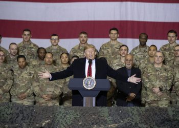 Trump overstates military spending, readiness as potential for Iran conflict looms