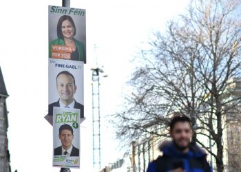Does banning election posters affect voter turnout?