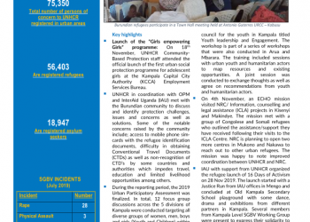 UNHCR Monthly Protection Update – Urban Protection Response (November 2019) – Uganda