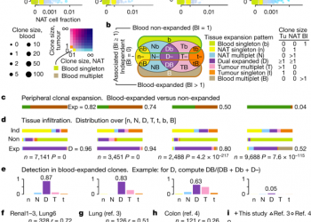Peripheral T cell expansion predicts tumour infiltration and clinical response