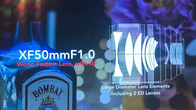Fujifilm 50mm f/1 will be fastest AF lens ever… and will go on sale this year!
