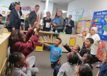Lamont touts federal funding for child care ahead of his budget address