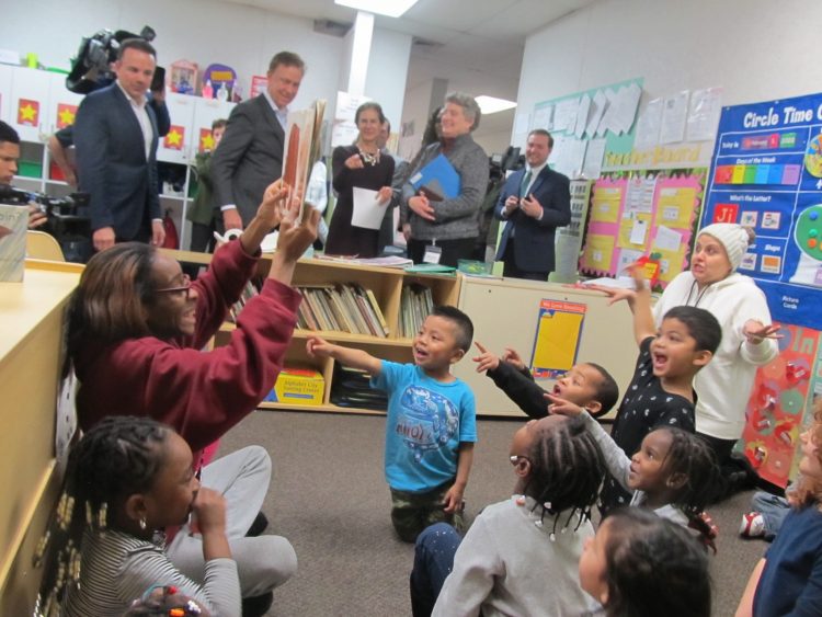 Lamont touts federal funding for child care ahead of his budget address
