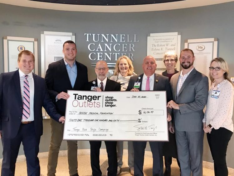 Tanger campaign donates $60K to Beebe oncology services