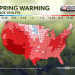 More days with temperatures above normal are part of a global warming pattern