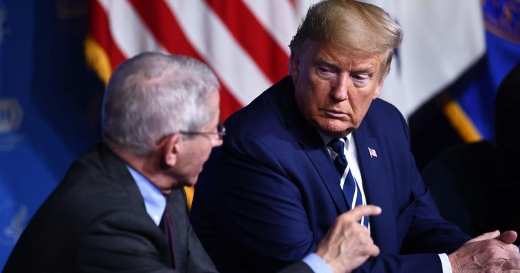 Trump attends coronavirus roundtable briefing at NIH Vaccine Research Center