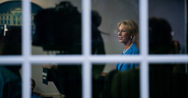 DeVos Funnels Coronavirus Relief Funds to Favored Private and Religious Schools