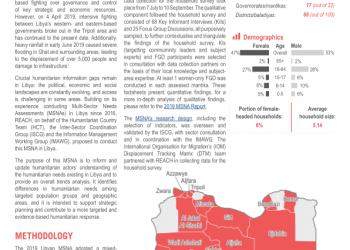 Libya: Multi-Sector Needs Assessment (MSNA) Factsheets 2019 – Libya