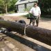 Centuries-old log from Michigan’s lumbering era found floating in Pentwater Lake
