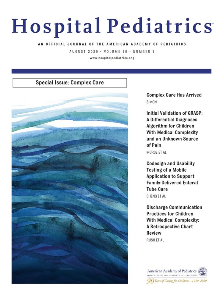 Initial Validation of GRASP: A Differential Diagnoses Algorithm for Children With Medical Complexity and an Unknown Source of Pain