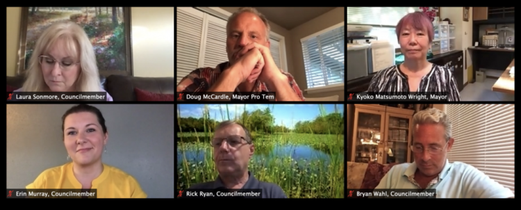 Council discusses extension of emergency proclamation for outdoor dining, coronavirus relief proposals, ADA assessment