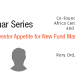 Investor Appetite for New Fund Managers
