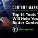 Top 14 Tools That Will Help You Create Better Content