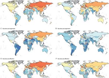Mapping global trends in vaccine confidence and investigating barriers to vaccine uptake: a large-scale retrospective temporal modelling study