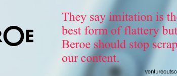Beroe is scraping content from VentureOutsource.com