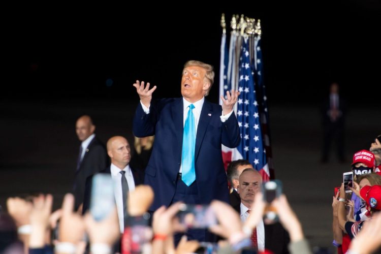 Trump boasts at Pennsylvania rally that Supreme Court nominee Amy Coney Barrett will defend ‘God-given rights’