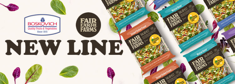 Boskovich Fresh Food Group’s Fresh Prep Division Ramps Up New Salad Line: Fair Earth Farms