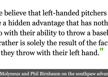 The Southpaw Advantage | FanGraphs Baseball