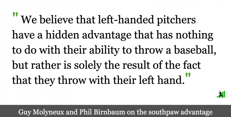 The Southpaw Advantage | FanGraphs Baseball