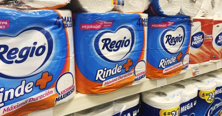 Toilet paper back on shelves but often foreign brands amid coronavirus pandemic; Daisy or Vogue rather than Charmin or Cottonelle
