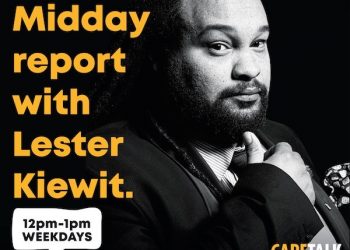 Lester Kiewit hosts Cape Town’s The Midday Report on CapeTalk