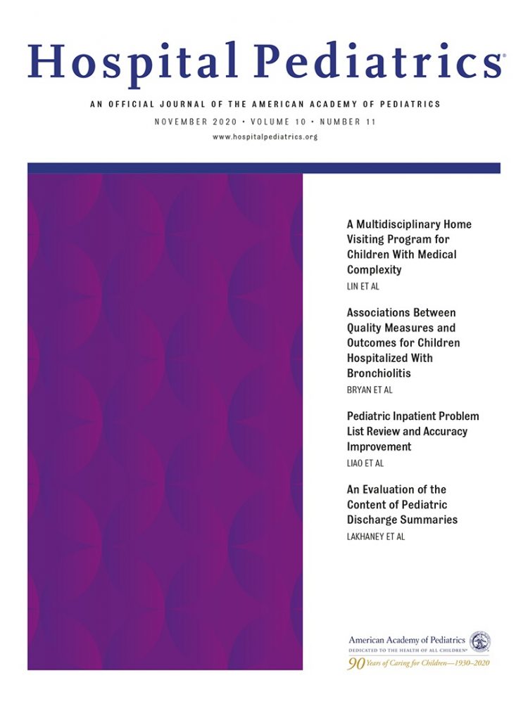 Associations Between Quality Measures and Outcomes for Children Hospitalized With Bronchiolitis