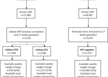 Weight gain during pregnancy among women initiating dolutegravir in Botswana