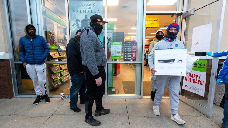 PlayStations are hot with consoles drawing rare shopping crowds