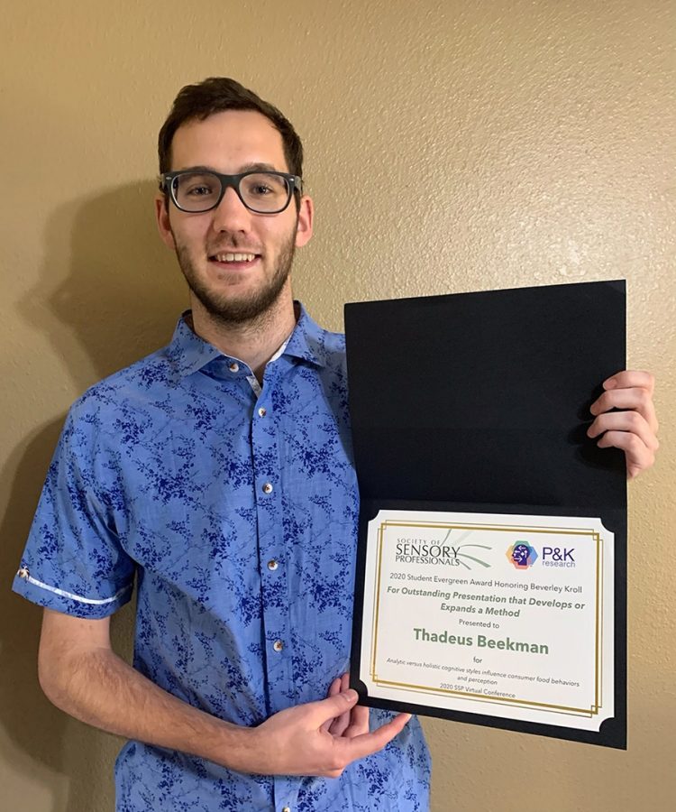 Food Science’s Beekman Wins International Sensory Professionals Evergreen Award