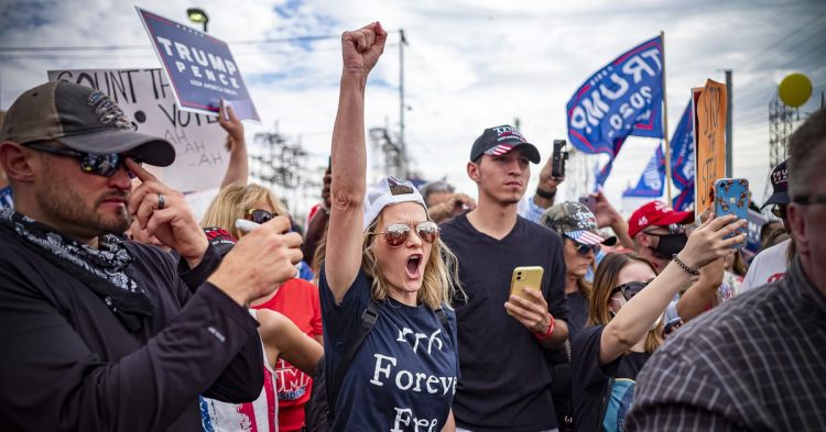 White people make up the majority of Trump voters in 2020