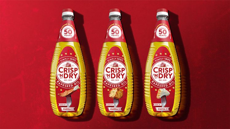 Greater Manchester agency reveals Crisp ’n Dry’s new branding Prolific North