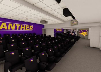 Donor gifts complete funding for the UNI-Dome football team meeting room | Education News