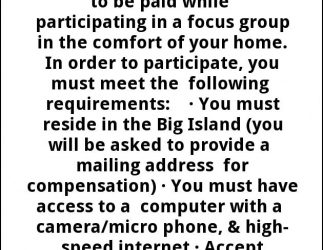 PAID Virtual Focus Groups, focusgroups@momusanalytics.com