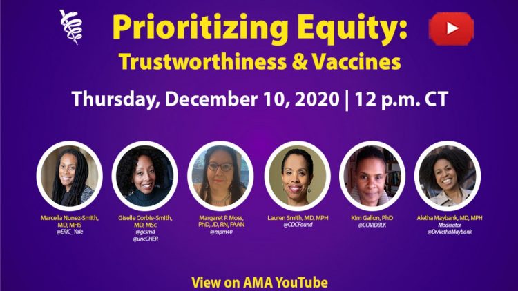 Prioritizing Equity video series: Trustworthiness & Vaccines