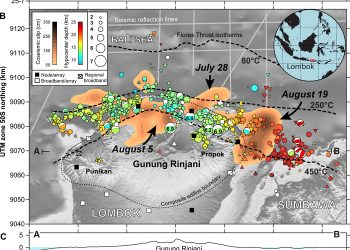 Thermal squeezing of the seismogenic zone controlled rupture of the volcano-rooted Flores Thrust