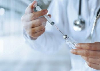 Medicine doctor and vaccine dose flu shot drug syringe in laboratory, microbiology and pharmaceutical research, medical and healthcare. – westvalleyview.com