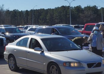 Jones County COVID-19 vaccination drive thru clinic