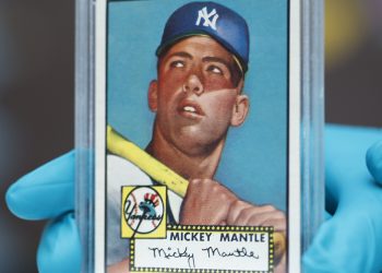 Rare Mickey Mantle baseball card sells for more than $5 million, setting record