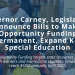 Governor Carney, Legislators Announce Bills to Make Opportunity Funding Permanent, Expand K-3 Special Education
