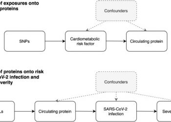 Evaluating the effects of cardiometabolic exposures on circulating proteins which may contribute to severe SARS-CoV-2