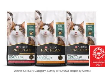Purina Pro Plan LiveClear Voted Product Of The Year 2021