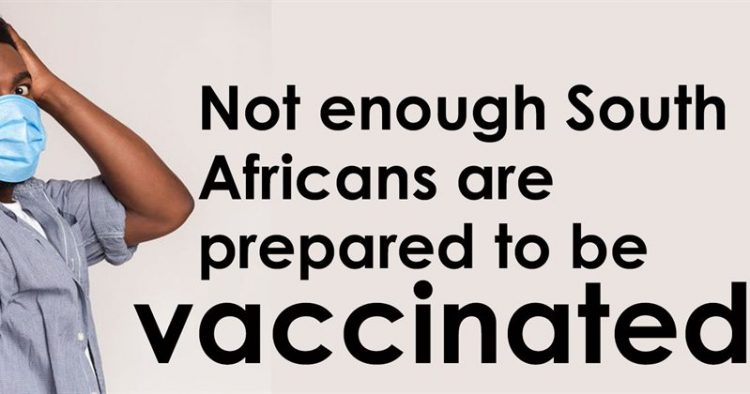 Study finds that not enough South Africans are prepared to be vaccinated against Covid-19