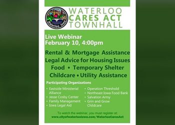 Waterloo to hold webinar on CARES Act funds available to residents
