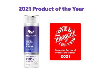 Medterra Pain Cream Is Awarded 2021 Product of the Year