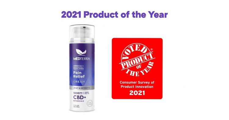 Medterra Pain Cream Is Awarded 2021 Product of the Year