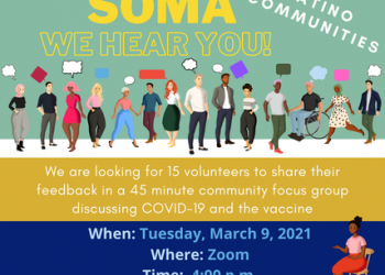 Black and Lantinx Participants Sought for COVID-19 Vaccine Focus Group – TAPinto.net